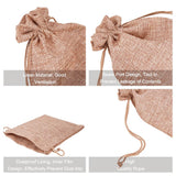 25 pc 25PCS Burlap Bags with Drawstring Gift Bags Jewelry Pouch for Wedding Party Treat and DIY Craft - 7 x 5 Inch, Linen