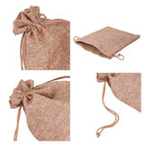 25 pc 25PCS Burlap Bags with Drawstring Gift Bags Jewelry Pouch for Wedding Party Treat and DIY Craft - 7 x 5 Inch, Linen