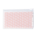 10 pc PVC Bubble Out Bags, Zip Lock Bags, for Jewelry Storage, Jewelry Organizer Portable, Rectangle, Pink, 15x10x0.7cm