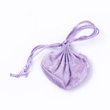 10 pc Silk Packing Pouches, Lilac, 8.4~8.7x12.8~13.1cm