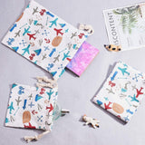 1 Set 1 Set 3 PCS Colorful Cotton and Linen Drawstring Cloth Pouches, Sack Muslin Bags for Candy Favor Bag Jewelry Pouch Reusable Bags Tea Bags Souvenir Gift