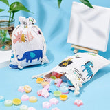 30 pc 30 Pcs Drawstring Bags, Polyester Cotton Bags Gift Pouch Vintage Party Bags for Wedding Party and DIY Craft, 13.7cm x 10cm