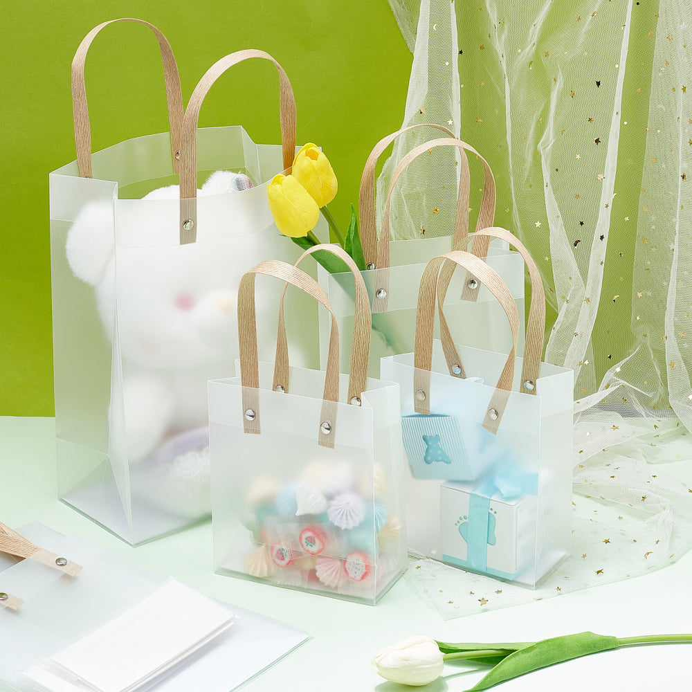 Transparent Tote Gift Bag, Shopping Bags Transparent