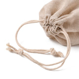 250 pc Cotton Packing Pouches Drawstring Bags, Gift Sachet Bags, Muslin Bag Reusable Tea Bag, Wheat, 14x11cm