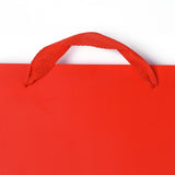 10 pc Kraft Paper Bags, with Handles, Gift Bags, Shopping Bags, Rectangle, Red, 33x28x10.2cm