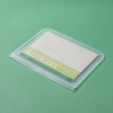 10 pc PEVA Waterproof Translucent Ziplocking Bag, Reusable Food Storage Bags, for Meat Fruit Veggies, White, 200x262x3mm