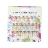 20 pcs Clear Glass Jar Wishing Bottles Vials with Cork, Bead Containers, Clear, 22x15mm, Bottleneck: 7mm in diameter, Capacity: 5ml(0.16 fl. oz)