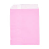 100 pc Eco-Friendly Kraft Paper Bags, Gift Bags, Shopping Bags, Rectangle, Pink, 18x13x0.02cm