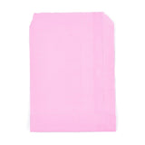 100 pc Eco-Friendly Kraft Paper Bags, Gift Bags, Shopping Bags, Rectangle, Pink, 18x13x0.02cm