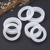 DIY Silicone Bangle Molds, Resin Casting Molds, For UV Resin, Epoxy Resin Jewelry Making, White, 72~85.5x11~19.5mm, Inner Diameter: 56mm, 60mm, 62mm