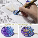 Goldfish Wood Handle Wax Seal Stamp