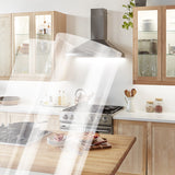 Craspire OPP Wallpaper Kitchen Oil Proof Waterproof Sticker, Self Adhesive Wall Film, Clear, 451mm