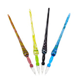 4pcs 4 Colors Handmade Glass Dip Pen