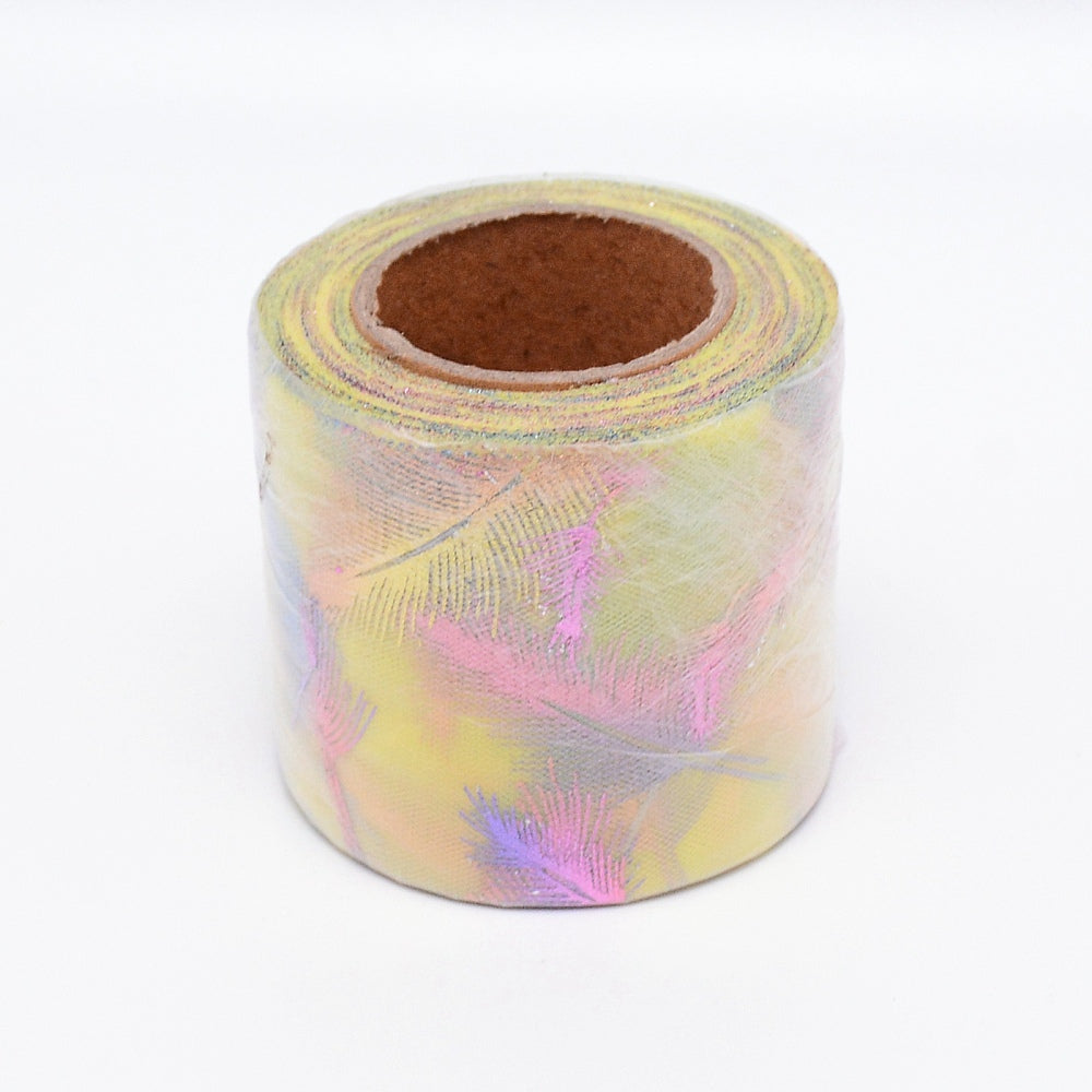 CRASPIRE 1 Roll Glitter Metallic Ribbon, Sparkle Ribbon, DIY