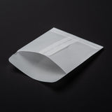 100 pc Square Translucent Parchment Paper Bags, for Gift Bags and Shopping Bags, Clear, 101mm, Bag: 81x79x0.4mm