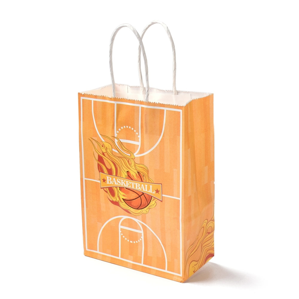 CRASPIRE 12 pc Rectangle Paper Bags, with Handles, Gift Bags