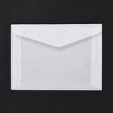 100 pc Rectangle Translucent Parchment Paper Bags, for Gift Bags and Shopping Bags, White, 11cm