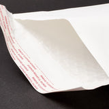 50 pc Paper & Plastic Bubble Envelope Bags, Self-adhesive Bag, Rectangle, White, 29x22x0.4cm