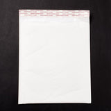 50 pc Paper & Plastic Bubble Envelope Bags, Self-adhesive Bag, Rectangle, White, 29x22x0.4cm