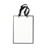 10 pc Rectangle Paper Bags, with Handles, for Gift Bags and Shopping Bags, White, 22x16x0.6cm