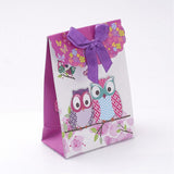 60 pc Small Paper Gift Shopping Bags, Rectangle with Bowknot, Mixed Color, 10.5x7.5cm