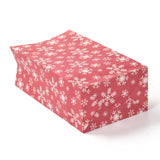 20 pc Christmas Theme Rectangle Paper Bags, No Handle, for Gift & Food Package, Snowflake Pattern, 12x7.5x23cm