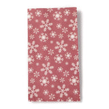 20 pc Christmas Theme Rectangle Paper Bags, No Handle, for Gift & Food Package, Snowflake Pattern, 12x7.5x23cm