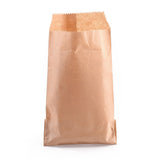 100 pc Eco-Friendly Kraft Paper Bags, No Handles, Storage Bags, Rectangle, Tan, 15x8.3x0.02cm