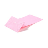 100 pc Rectangle Kraft Paper Bags, None Handles, Gift Bags, Hot Pink, 9.1x5.8x17.9cm