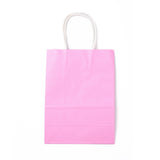 30 pc Kraft Paper Bags, Gift Bags, Shopping Bags, with Handles, Plum, 15x8x21cm