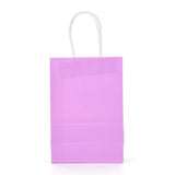 30 pc Kraft Paper Bags, Gift Bags, Shopping Bags, with Handles, Plum, 15x8x21cm