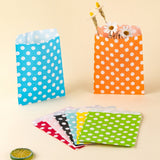 2 Set 80Pcs 8 Colors Eco-Friendly Kraft Paper Bags, Gift Bags, Shopping Bags, Rectangle, Mixed Color, 18x13x0.02cm, 10pcs/color