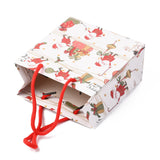 15 pc Christmas Themed Paper Bags, Rectangle, for Jewelry Storage, Christmas Themed Pattern, 15x14x0.45cm