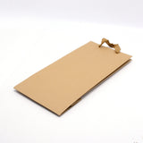 10 pc Kraft Paper Bags, with Handles, Wine Bag, BurlyWood, 17x9x35cm