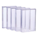 1 Set 9 Pack Rectangle High Transparency Plastic Bead Storage Containers Box Case for beauty supplies,Tiny Bead,Jewerlry Findings, and Other Small Items - 9cm x 6cm x 1.8cm(3.5x2.36x0.7 Inches)