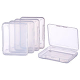 1 Set 18 pack rectangle Clear Plastic Bead Storage with Flip-Up Lids for Items,Pills,Herbs,Tiny Bead,Jewerlry Findings (6.7cmx5.2cmx1.2cm)