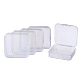 1 Set 18 PACK Square Mini Clear Plastic Bead Storage Containers Box Case with lid for Items,Pills,Herbs,Tiny Bead,Jewerlry Findings, and Other Small Items