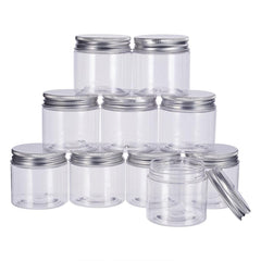 CRASPIRE 1 Set 20 Pack 1oz/30ml Column Plastic Clear Storage Containers Jars  Organizers with Aluminum Screw-on Lids, Portable for Travel Cosmetics Body  Care, DIY Small Arts Crafs Beads, Dry Food Snacks