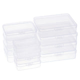 1 Set 18 Pack 2.5x1.73x0.78 Rectangle Clear Plastic Bead Storage Containers Box Case with lid for Earplugs,Pills,Tiny Bead,Jewelry Findings