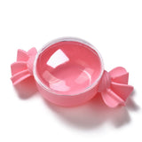 10 pcs Plastic Bead Containers, Candy Treat Gift Box, for Wedding Party Packing Box, Candy Shape, Pink, 16.5x9.3x6.35cm