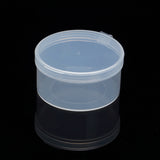 50 pcs Plastic Bead Containers, Column, Clear, 5.2x2.8cm, Capacity: 35ml(1.18 fl. oz)