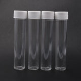 100 pcs Plastic Bead Containers, Bottle, Clear, 130x25mm