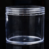 30 pcs Column Polystyrene Bead Storage Container, for Jewelry Beads Small Accessories, Clear, 6.9x5.9cm, Inner Diameter: 6.2cm