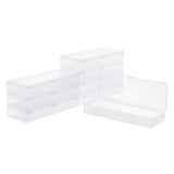 1 Set OLYCRAFT 12PCS Plastic Rectangle Storage Boxes Bead Storage Containers for Accessories Crafts Learning Supplies, Screws, Drills - 12X4X2cm