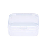 10 pcs Square Plastic Bead Storage Containers, Clear, 5.4x5.3x2cm, Inner Size: 5.1x5.05x1.5cm