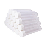 30 pcs Plastic Bead Containers, Bottle, Clear, 130x25mm