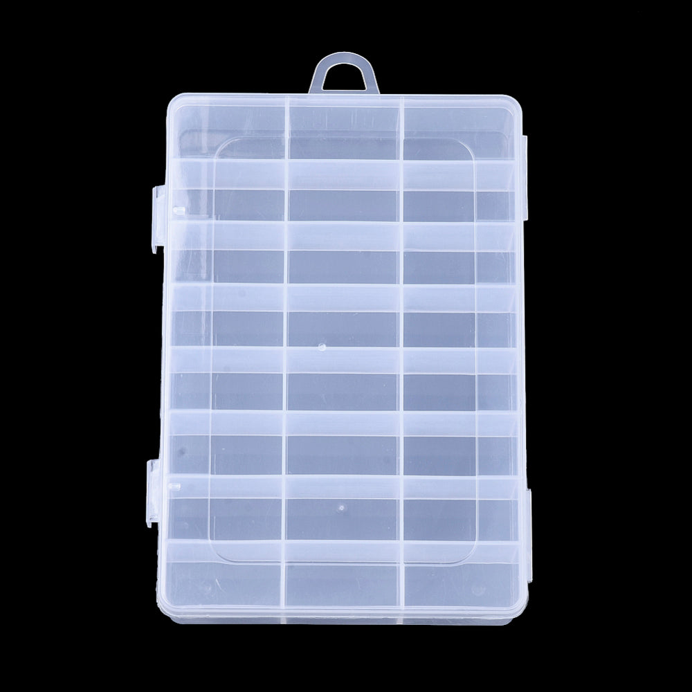 CRASPIRE 5 pcs Plastic Bead Storage Containers, 24 Compartments ...