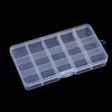 Bead Organizer - Bead Storage Box with Transparent Cover - Get 15