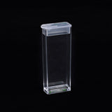 20 pcs Polystyrene Bead Storage Container, for Diamond Painting Storage Containers or Seed Beads Storage, Clear, 2.7x1.35x5.05cm, Capacity: 12ml(0.4 fl. oz)