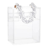 1 pcs Acrylic Storage Box, Clear, 12.2x8x15.2cm